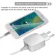 CR001 QC 3.0 USB Travel Wall Charger Adapter LED Indicator Fast Charging For iPhone XS 11Pro Huawei P30 P40 Pro MI10 Note 9S S20+ Note 20