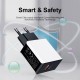 QC 3.0 USB Charger Fiber Drawing Wall Charger Adapter Fast Charging For Huawei P30 P40 Pro MI10 Note 9S S20+ Note 20