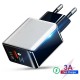 QC 3.0 USB Charger Fiber Drawing Wall Charger Adapter Fast Charging For Huawei P30 P40 Pro MI10 Note 9S S20+ Note 20