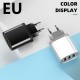 QG-CH03 3 USB Travel Wall Charger Adapter QC3.0 Fast Charging For iPhone XS 11Pro Huawei P30 P40 Pro MI10 Note 9S S20+ Note 20 QG-CH03 3 USB Travel Wall Charger Adapter QC3.0 Fast Charging For iPhone XS 11Pro Huawei P30 P40 Pro MI10 Note 9S S20+ Note 20