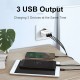 QG-CH04 27W 3 USB Travel Wall Charger Adapter QC3.0 Fast Charging For iPhone XS 11Pro Huawei P30 P40 Pro Xiaomi MI10 Redmi Note 9S S20+ Note 20