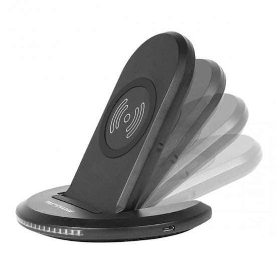 Wireless Dual Coils Fast Charger with Holder for iPhone X 8 Samsung 8 Wireless Dual Coils Fast Charger with Holder for iPhone X 8 Samsung 8