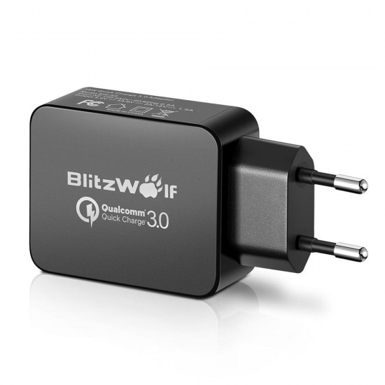 BW-S5 QC3.0 18W USB Charger EU Adapter With Power3S Tech