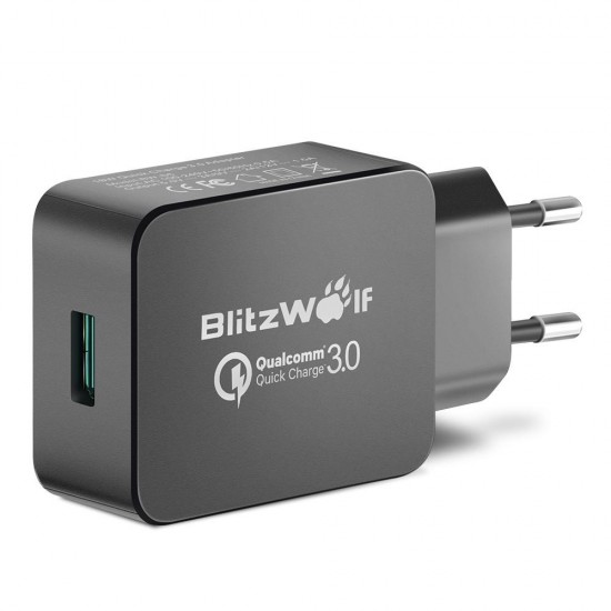 BW-S5 QC3.0 18W USB Charger EU Adapter With Power3S Tech