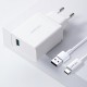 18W QC3.0 Fast Charging USB Charger Adapter For iPhone XS 11 Pro Huawei P30 Pro Mate 30 Mi9 9Pro With Type C Data Cable