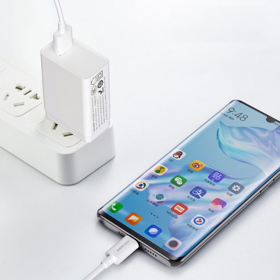 18W QC3.0 Fast Charging USB Charger Adapter For iPhone XS 11 Pro Huawei P30 Pro Mate 30 Mi9 9Pro With Type C Data Cable