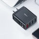 3.1A Three USB Port Fast Charging Digital Display US Plug USB Charger Adapter For iPhone X XS XR HUAWEI MI8 MI9 S10 S10+