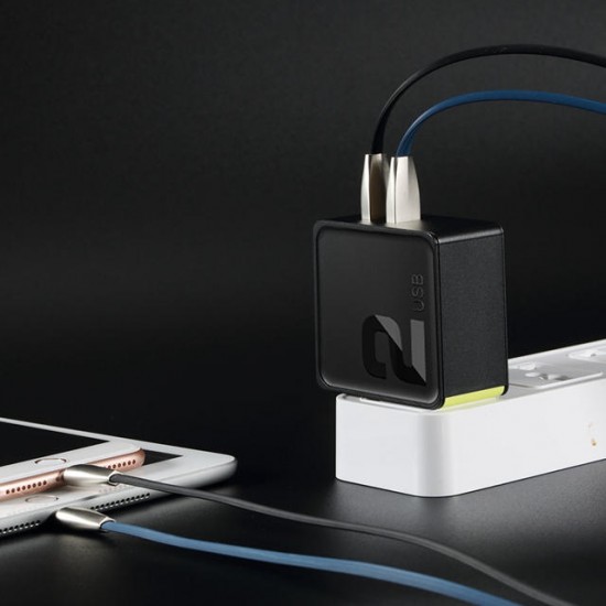 Sugar 30W QC3.0 2 USB Ports Fast Charging EU Plug Travel Charger For iphone X 8/8Plus SamsungS8
