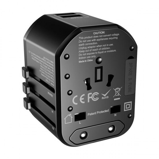 T20 Universal Multi-function Dual USB Socket Travel USB Charger US EU AU UK Plug T20 Universal Multi-function Dual USB Socket Travel USB Charger US EU AU UK Plug