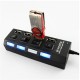 Real 2.0 with Four Independent Switch Usb Hub Platooninsert Hub Line