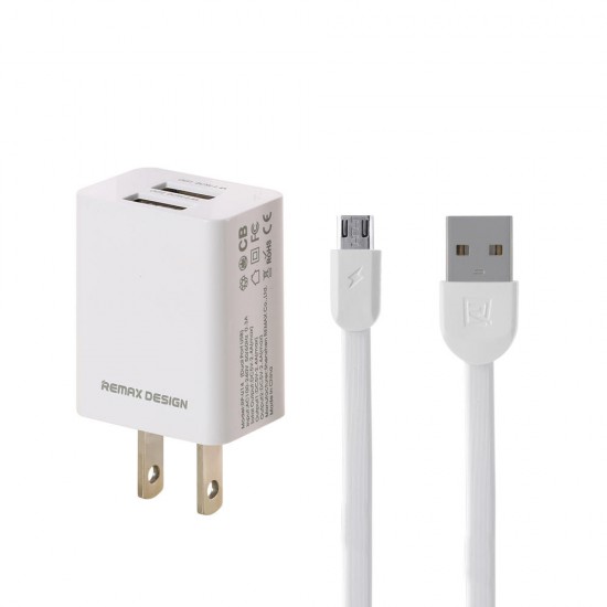 2.4A Dual USB Fast Charging USB Charger Adapter with Type C Micro USB Data Cable For P30 Pro Mate 30 5G Xiaomi 9Pro