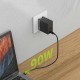 90W USB Charger Flash Pole GaN Gallium Nitride Charger Three Ports For iPhone XS 11Pro Huawei P30 P40 Pro Mi10 Oneplus 8Pro