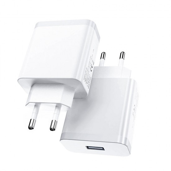 YCZ04 Single USB Charger 18W QC3.0 USB Wall Charger Adapter Fast Charging For iPhone XS 11Pro Max MI10 Note 9S