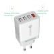 4-Port USB Charger Quick Charging QC 3.0 EU Plug US Plug Wall Charger For iPhone XS 11Pro Mi10 Note 9S