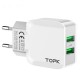 12W 2.4A Safety Dual USB Wall Charger EU Adapter for Nokia X6 Mi A2 Pocophone F1
