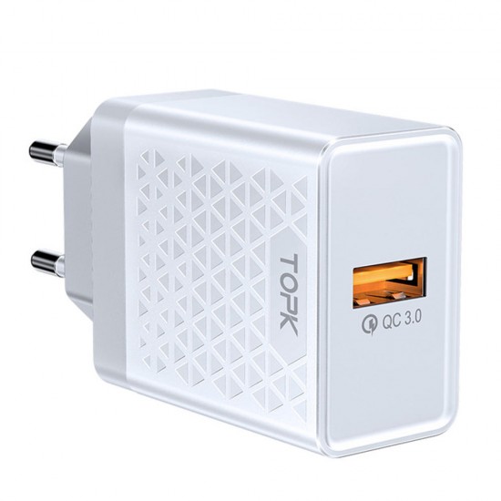 18W QC3.0 Fast Charging USB Charger For iPhone 8 Plus XS 11 Pro Huawei P30 Pro Mate 30 Mi9 9 Pro S10+ Note10 18W QC3.0 Fast Charging USB Charger For iPhone 8 Plus XS 11 Pro Huawei P30 Pro Mate 30 Mi9 9 Pro S10+ Note10