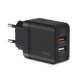 3A QC 3.0 Quick Charging Dual USB Ports EU Charger Adapter For iPhone X XS Oneplus Pocophone HUAWEI P30 MI9 S10 S10+ 3A QC 3.0 Quick Charging Dual USB Ports EU Charger Adapter For iPhone X XS Oneplus Pocophone HUAWEI P30 MI9 S10 S10+