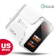 18W Dual Port USB Charger QC3.0 Quick Charge Wall Charger Adapter With EU Plug US Plug UK Plug For iPhone 11 SE 2020 For Huawei