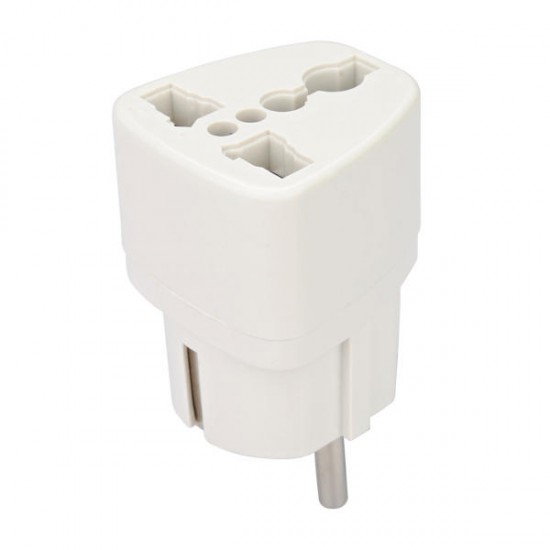 US To EU Travel AC Power Socket Plug Adapter Adaptor Converter