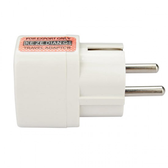 US To EU Travel AC Power Socket Plug Adapter Adaptor Converter