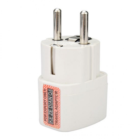 US To EU Travel AC Power Socket Plug Adapter Adaptor Converter