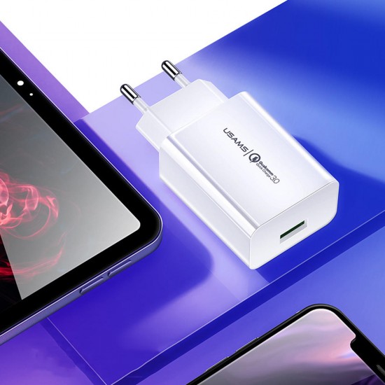 18W Quick Charge 3.0 Fast Charging USB Charger For iPhone XS XR 11 Pro Huawei P30 Pro Mate 30 Mi9 9Pro S10+ Note 10