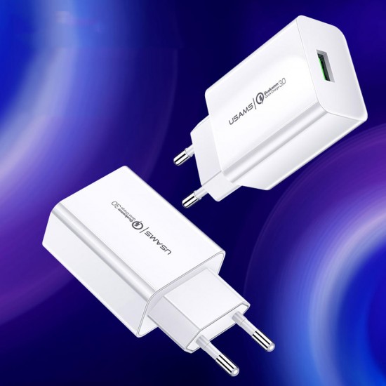 18W Quick Charge 3.0 Fast Charging USB Charger For iPhone XS XR 11 Pro Huawei P30 Pro Mate 30 Mi9 9Pro S10+ Note 10