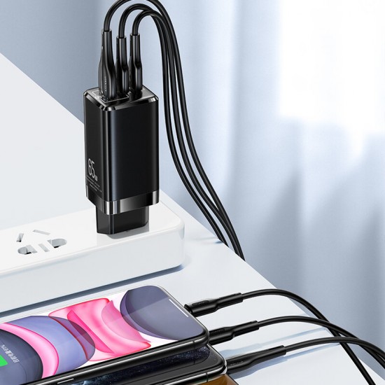 CC110 65W USB3.0 Type-C 65W GaN Mini Type-C PD Charger + USB Charger for Samsung S10 Matebook for iPhone 11 Pro Max Notebook MacBook Tablet HUAWEI P30Pro For Nintendo Switch CC110 65W USB3.0 Type-C 65W GaN Mini Type-C PD Charger + USB Charger for Samsung S10 Matebook for iPhone 11 Pro Max Notebook MacBook Tablet HUAWEI P30Pro For Nintendo Switch