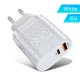 18W 3A Quik Charge 3.0 PD Charger USB Charger EU/US Plug for iPhone 12 XS 11Pro Huawei P30 Pro Mate 30 Mi10 K30 Oneplus 7T 5G for Samsung Galaxy Note S20 ultra