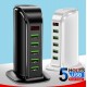 Udyr 5 Port USB Charger HUB LED Display Multi USB Charging Station Charger Dock for iPhone 12 Samsung Galaxy Note S20 ultra 10 Udyr 5 Port USB Charger HUB LED Display Multi USB Charging Station Charger Dock for iPhone 12 Samsung Galaxy Note S20 ultra 10