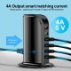 Udyr 5 Port USB Charger HUB LED Display Multi USB Charging Station Charger Dock for iPhone 12 Samsung Galaxy Note S20 ultra 10
