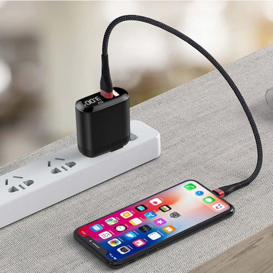 18W QC3.0 PD Type C Dual Digital Fast Charging USB Charger Adapter For iPhone XS 11 Pro Huawei P30 Pro Mate 30 Mi9 9Pro Oneplus 6T 7 Pro 18W QC3.0 PD Type C Dual Digital Fast Charging USB Charger Adapter For iPhone XS 11 Pro Huawei P30 Pro Mate 30 Mi9 9Pro Oneplus 6T 7 Pro