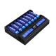 VC8 8-Channel 21700 LED Smart Charger with LCD Screen For Li-ion NiMH Batteries