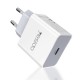 PD3.0 Fast Charging Type-C 9V 2A Wall Charger Adapter for Samsung Galaxy S20 Ultra Huawei P40 OnePlus 8 ZenFone Max Pro (M1) ZB602KL