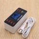 LCD Display USB Charger Quick Charger 3.0 USB 40W USB Type C Fast Charging Station For iPhone XS 11Pro Huawei P30 P40 Pro Xiaomi Mi10 Redmi Note 9S