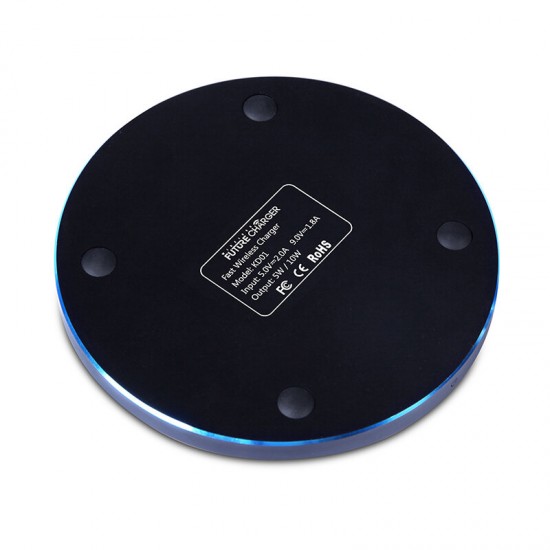 kd01 2A Wireless Fast Charger For iphone X 8/8Plus Samsung S8 Xiaomi mi5 mi6
