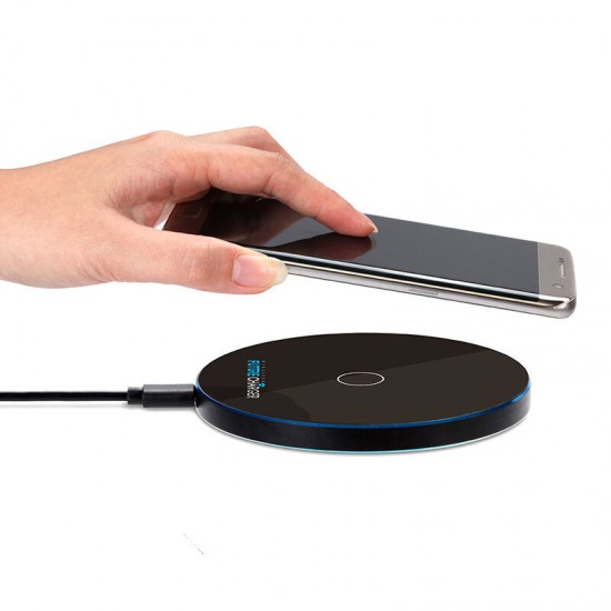 kd01 2A Wireless Fast Charger For iphone X 8/8Plus Samsung S8 Xiaomi mi5 mi6
