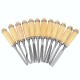12Pcs Wood Carving Hand Chisel Tool Set Professional Woodworking Gouges Steel 12Pcs Wood Carving Hand Chisel Tool Set Professional Woodworking Gouges Steel