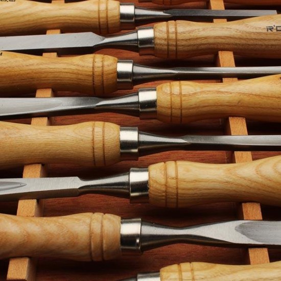 12pcs Carving Chisels Kit Wood Working Wood Carving Chisel Set