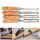 4Pcs 8/12/16/20mm Woodwork Carving Chisels Tool Set For Woodworking Carpenter