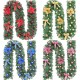 2.7m Christmas Tree Wreath Door Hanging Garland Window Ornament Xmas Party Decor Christmas Decoration