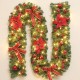 2.7m Christmas Tree Wreath Door Hanging Garland Window Ornament Xmas Party Decor Christmas Decoration