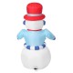 8FT LED Christmas Inflatable Snowman Halloween Outdoors Ornaments Shop Decoration