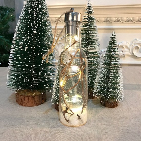Christmas Hanging Ball Bottle Transparent LED Luminous Night Light Bottle Hanging Pendant Christmas Tree Decor Fairy Lights New Year Christmas Decorations Christmas Hanging Ball Bottle Transparent LED Luminous Night Light Bottle Hanging Pendant Christmas Tree Decor Fairy Lights New Year Christmas Decorations