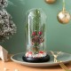 Christmas Tree Glass Cover Ornaments Eternal Flower Luminous Glass Cover Ornaments Christmas Decoration Ornaments