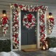 Christmas Wreath Set Xmas Decorations Outdoor Signs Home Garden Office Porch Front Door Hanging Garland Christmas Wreath Set Xmas Decorations Outdoor Signs Home Garden Office Porch Front Door Hanging Garland