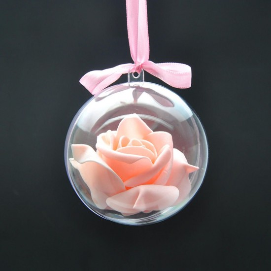 DIY Clear Plastic Bath Bomb Mold with Christmas Ball Decorations 4/5/6/7/8m DIY Clear Plastic Bath Bomb Mold with Christmas Ball Decorations 4/5/6/7/8m