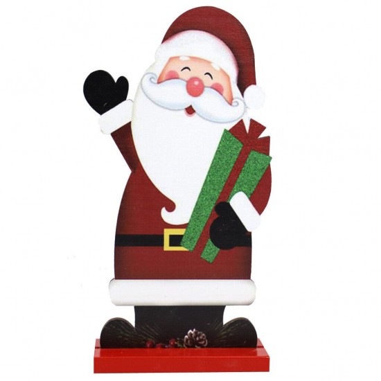 DIY Wood Crafts Christmas Snowman Elk Christmas Ornaments Decoration Santa Claus Wooden Embellishment Table Decorations DIY Wood Crafts Christmas Snowman Elk Christmas Ornaments Decoration Santa Claus Wooden Embellishment Table Decorations
