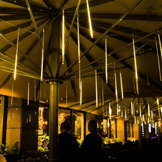 LED Meteor Shower String Lights Outdoor Waterproof Christmas Fairy Decoration Lights For Garden Street Patio Xmas Tree LED Meteor Shower String Lights Outdoor Waterproof Christmas Fairy Decoration Lights For Garden Street Patio Xmas Tree