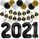 Merry Christmas Foil Balloons Banner Paper Pompoms Party Decoration Set Merry Christmas Foil Balloons Banner Paper Pompoms Party Decoration Set